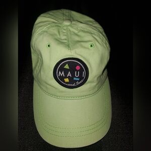 Maui and Sons neon green hat